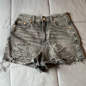 TOPSHOP grey shorts